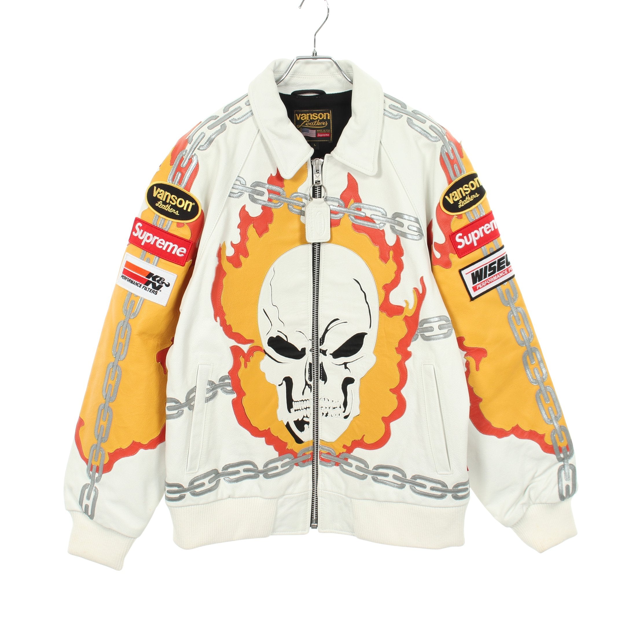 Supreme × Vanson Leathers Ghost Rider Jacket ブルゾン ジャケット