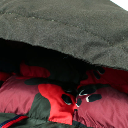 EYMERIC フード付き ダウンジャケット ナイロン カーキグリーン レッド ブラック モンクレール アウター MONCLER