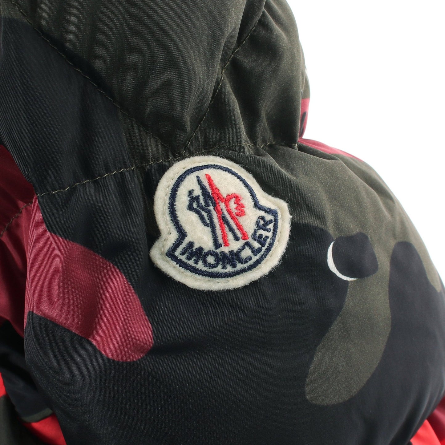EYMERIC フード付き ダウンジャケット ナイロン カーキグリーン レッド ブラック モンクレール アウター MONCLER