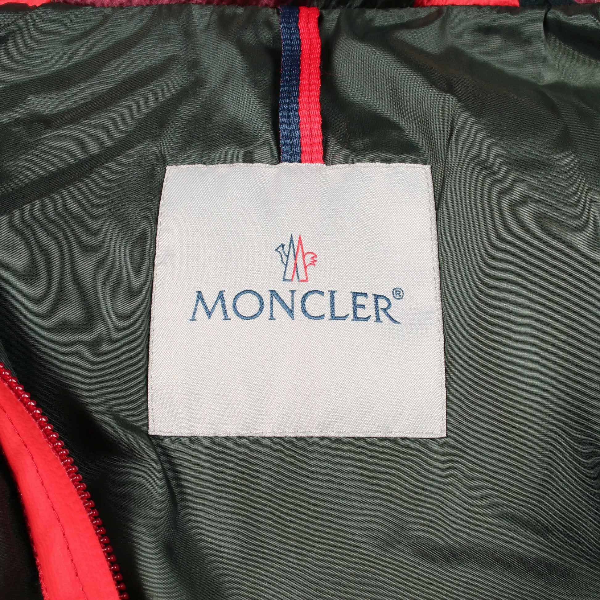 EYMERIC フード付き ダウンジャケット ナイロン カーキグリーン レッド ブラック モンクレール アウター MONCLER