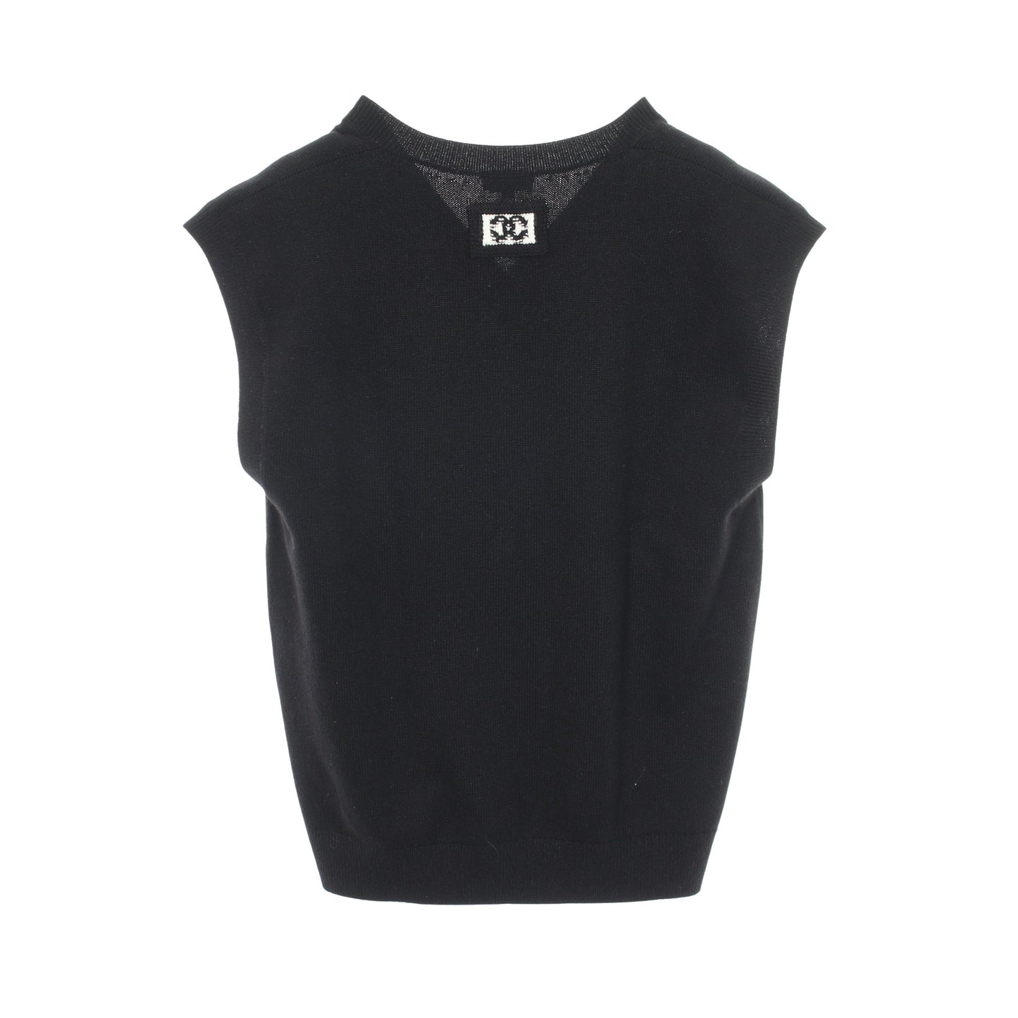 ココマーク ニット ベスト カシミヤ ブラック シャネル トップス CHANEL
