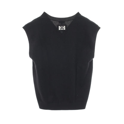 ココマーク ニット ベスト カシミヤ ブラック シャネル トップス CHANEL