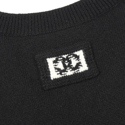 ココマーク ニット ベスト カシミヤ ブラック シャネル トップス CHANEL