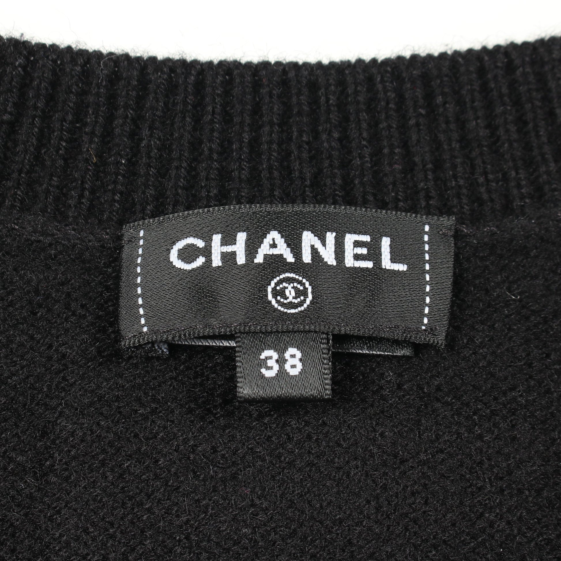 ココマーク ニット ベスト カシミヤ ブラック シャネル トップス CHANEL