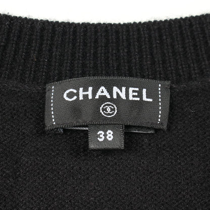 ココマーク ニット ベスト カシミヤ ブラック シャネル トップス CHANEL