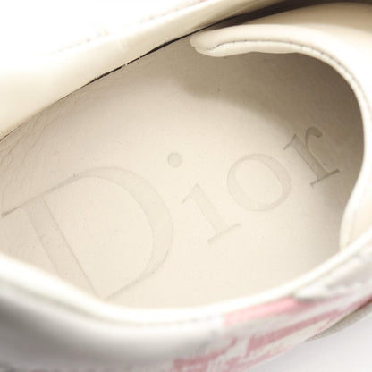 トロッター スニーカー キャンバス レザー ホワイト ピンク クリスチャンディオール シューズ Christian Dior
