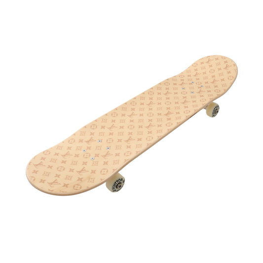 スケートボード モノグラム インテリア ウッド ベージュ ルイヴィトン