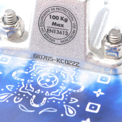 モノグラム バンダナ スケートボード インテリア ウッド ネイビー ダークブルー ホワイト ルイヴィトン 財布・小物 LOUIS VUITTON