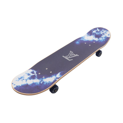 モノグラム バンダナ スケートボード インテリア ウッド ネイビー ダークブルー ホワイト ルイヴィトン 財布・小物 LOUIS VUITTON