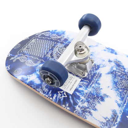 モノグラム バンダナ スケートボード インテリア ウッド ネイビー ダークブルー ホワイト ルイヴィトン 財布・小物 LOUIS VUITTON