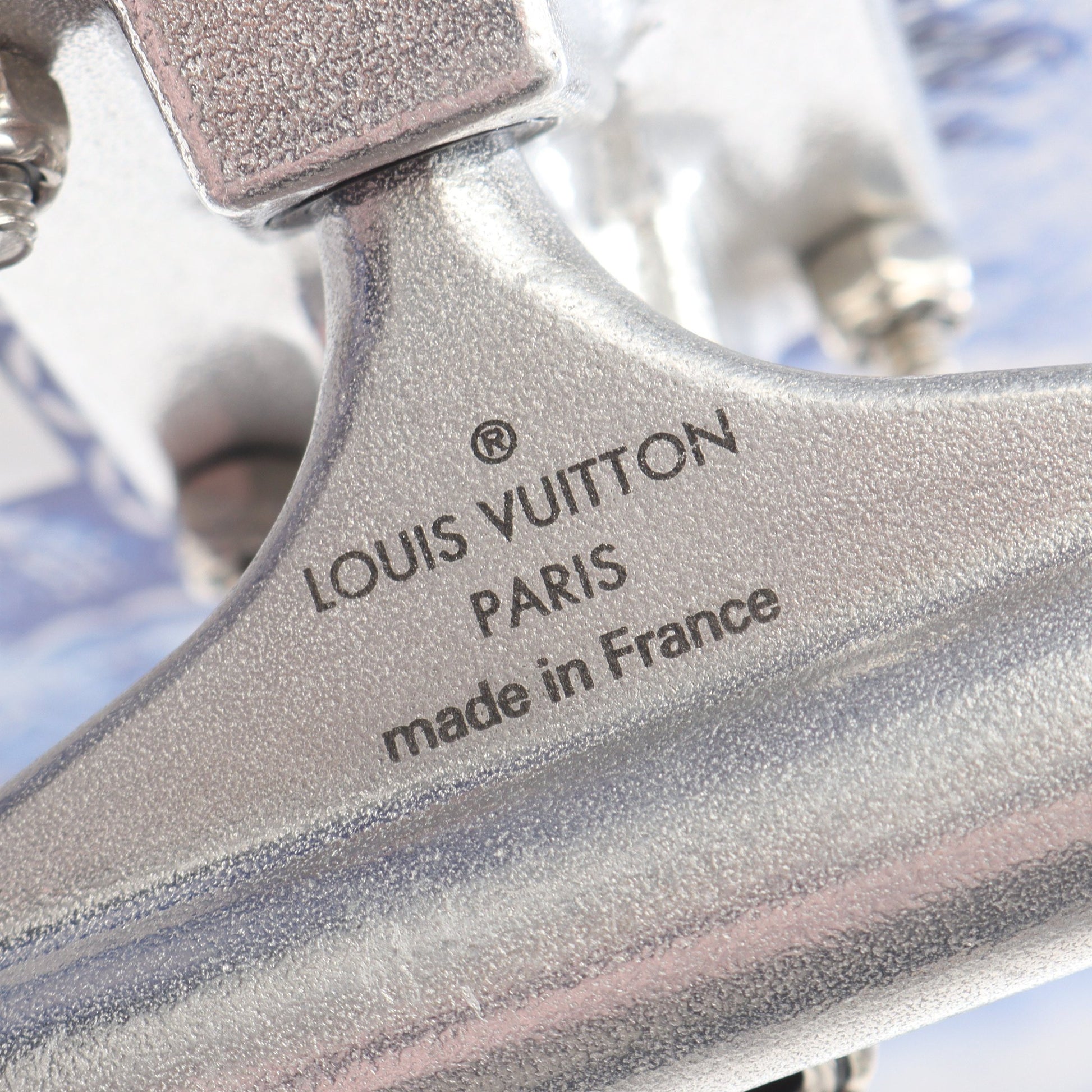 モノグラム バンダナ スケートボード インテリア ウッド ネイビー ダークブルー ホワイト ルイヴィトン 財布・小物 LOUIS VUITTON