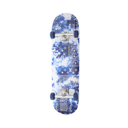 モノグラム バンダナ スケートボード インテリア ウッド ネイビー ダークブルー ホワイト ルイヴィトン 財布・小物 LOUIS VUITTON