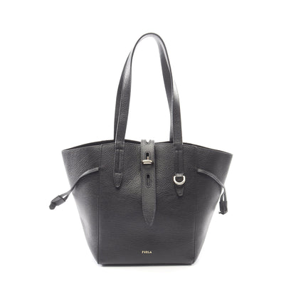 NET ネット M ショルダーバッグ トートバッグ レザー ブラック フルラ バッグ FURLA