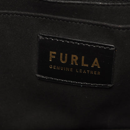 NET ネット M ショルダーバッグ トートバッグ レザー ブラック フルラ バッグ FURLA