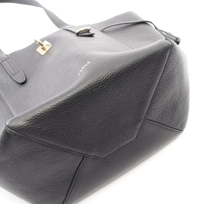 NET ネット M ショルダーバッグ トートバッグ レザー ブラック フルラ バッグ FURLA