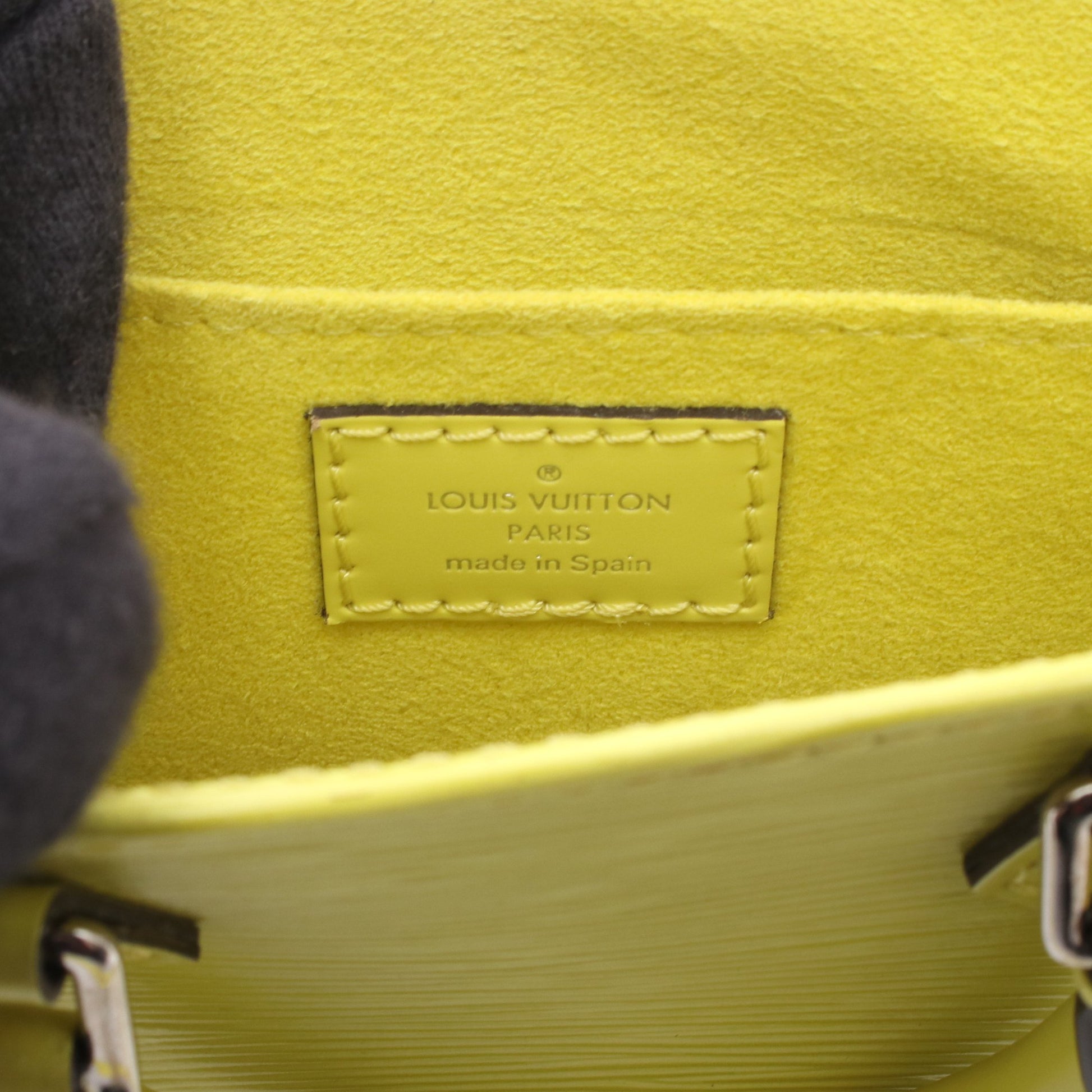 プティット サックプラ エピ ハンドバッグ レザー イエローグリーン 2WAY ルイヴィトン バッグ LOUIS VUITTON