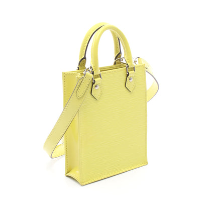 プティット サックプラ エピ ハンドバッグ レザー イエローグリーン 2WAY ルイヴィトン バッグ LOUIS VUITTON