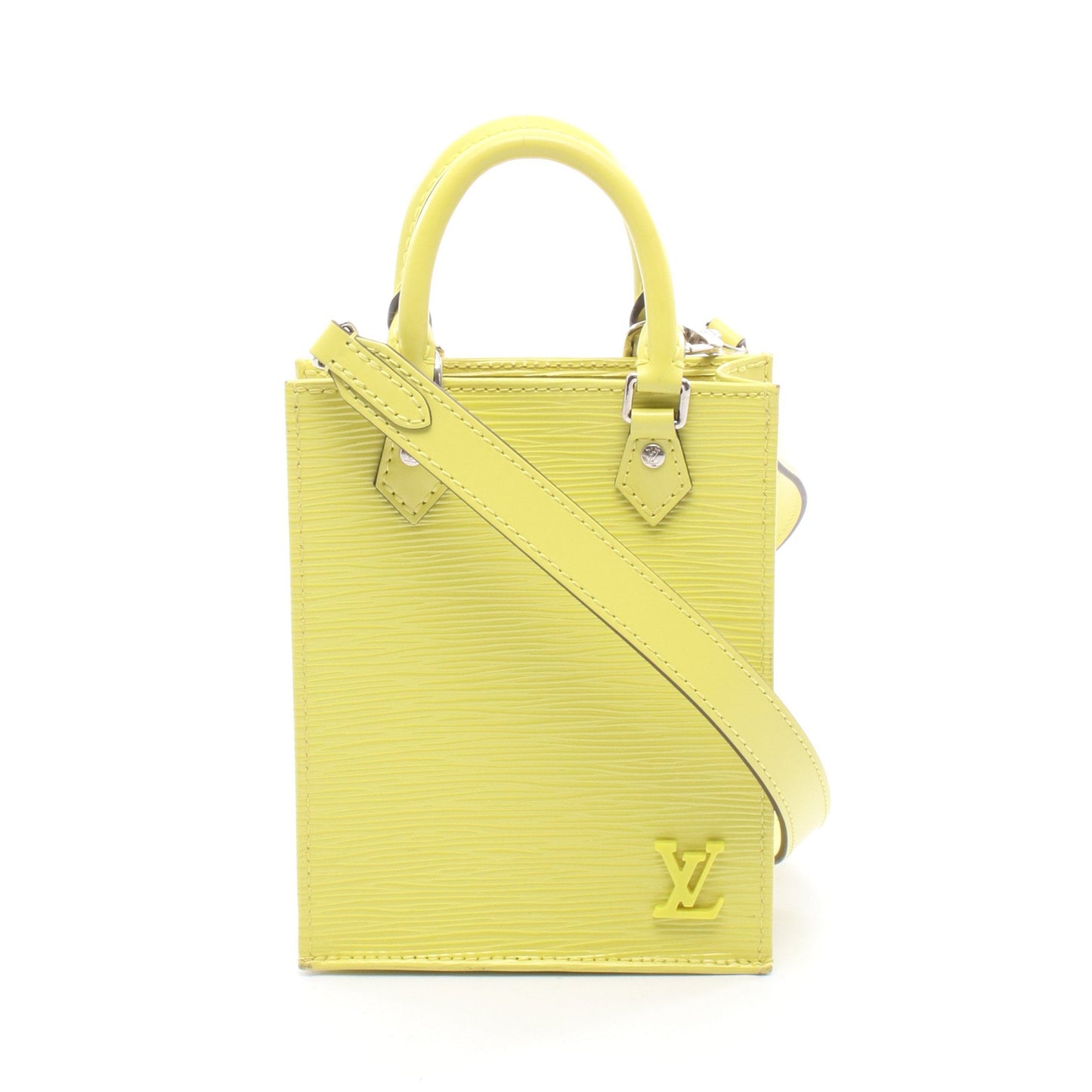 プティット サックプラ エピ ハンドバッグ レザー イエローグリーン 2WAY ルイヴィトン バッグ LOUIS VUITTON