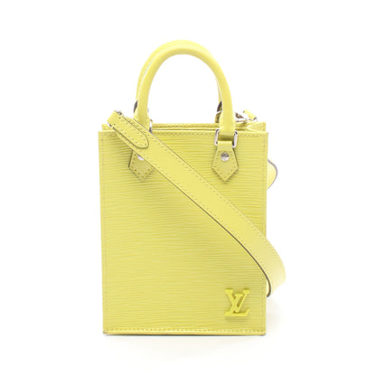 プティット サックプラ エピ ハンドバッグ レザー イエローグリーン 2WAY ルイヴィトン バッグ LOUIS VUITTON