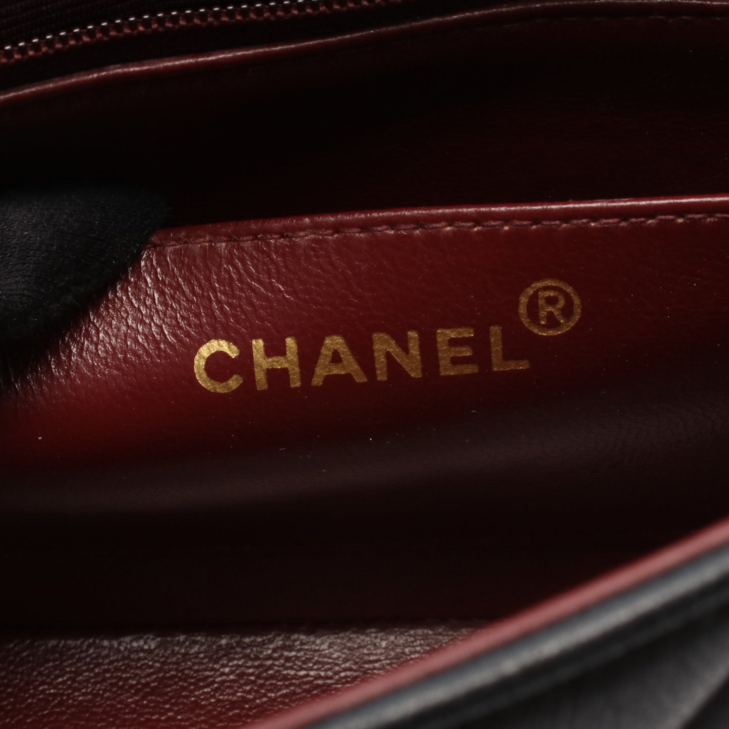 マトラッセ ダイアナフラップ チェーンショルダーバッグ ラムスキン ブラック ゴールド金具 シャネル バッグ CHANEL