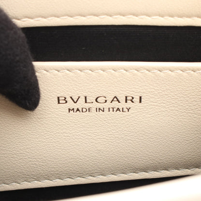 インフィニートゥム ミニ ハンドバッグ レザー アイボリー 2WAY ブルガリ バッグ BVLGARI