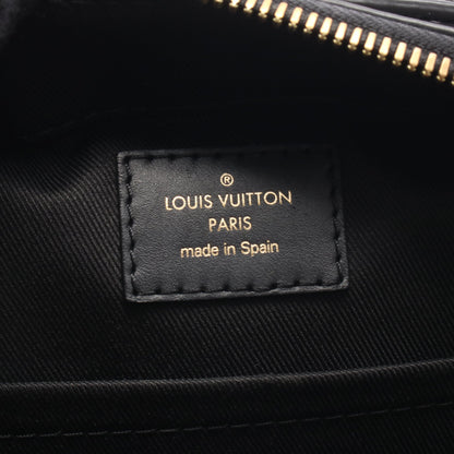 サントンジュ モノグラム ノワール ショルダーバッグ PVC レザー ブラウン ブラック ルイヴィトン バッグ LOUIS VUITTON