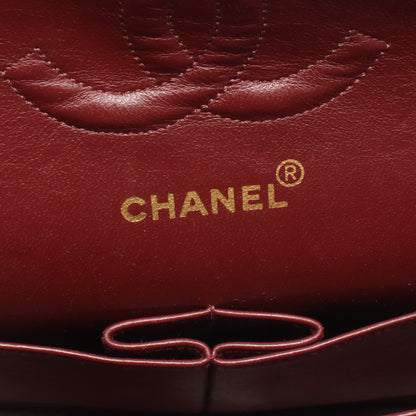 マトラッセ Wフラップ Wチェーンショルダーバッグ ラムスキン ブラック ゴールド金具 シャネル バッグ CHANEL