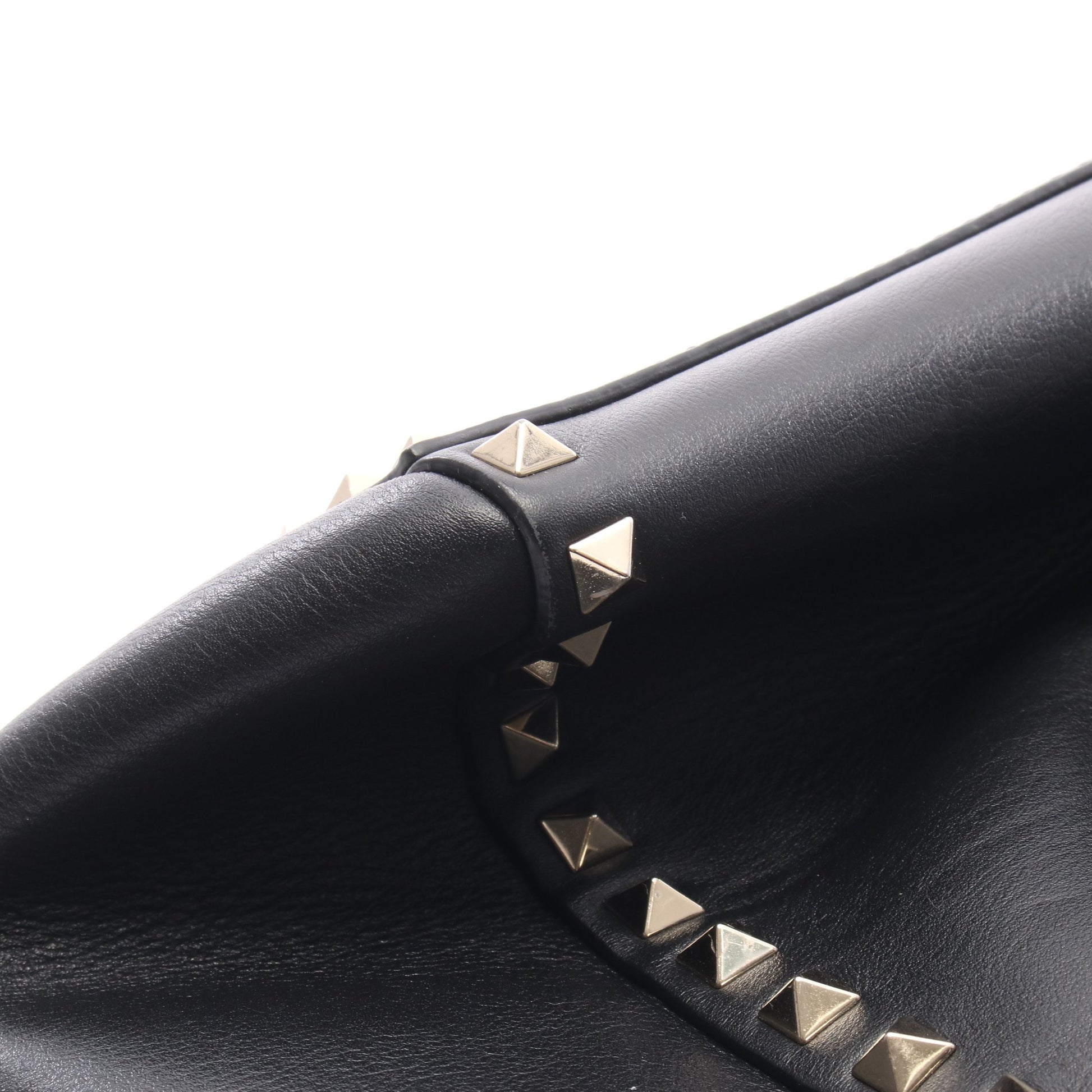 ロックスタッズ ハンドバッグ トートバッグ レザー ブラック 2WAY ヴァレンティノガラヴァーニ バッグ VALENTINO GARAVANI