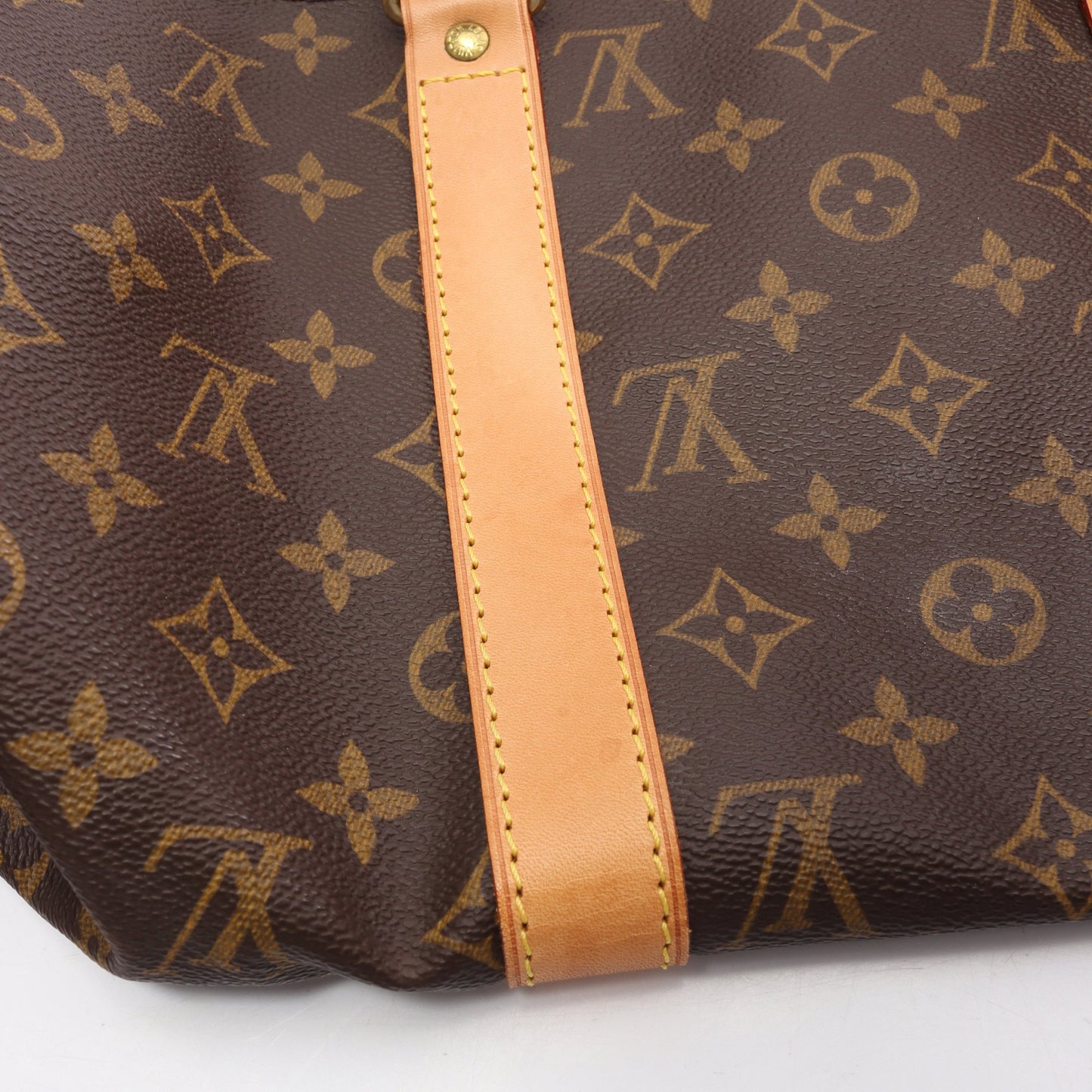 キーポル50 モノグラム ボストンバッグ PVC レザー ブラウン ルイヴィトン バッグ LOUIS VUITTON