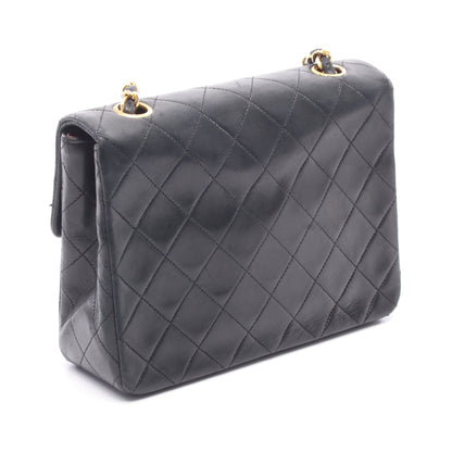ミニマトラッセ20 チェーンショルダーバッグ ラムスキン ブラック ゴールド金具 シャネル バッグ CHANEL