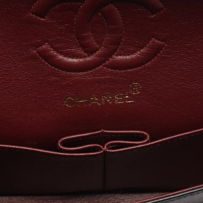 マトラッセ Wフラップ Wチェーンショルダーバッグ ラムスキン ブラック ゴールド金具 シャネル バッグ CHANEL