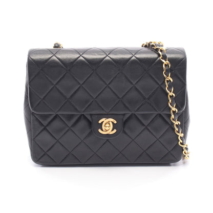 ミニマトラッセ20 チェーンショルダーバッグ ラムスキン ブラック ゴールド金具 シャネル バッグ CHANEL