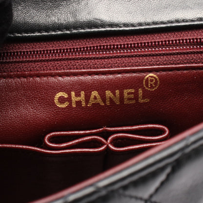 ミニマトラッセ20 チェーンショルダーバッグ ラムスキン ブラック ゴールド金具 シャネル バッグ CHANEL