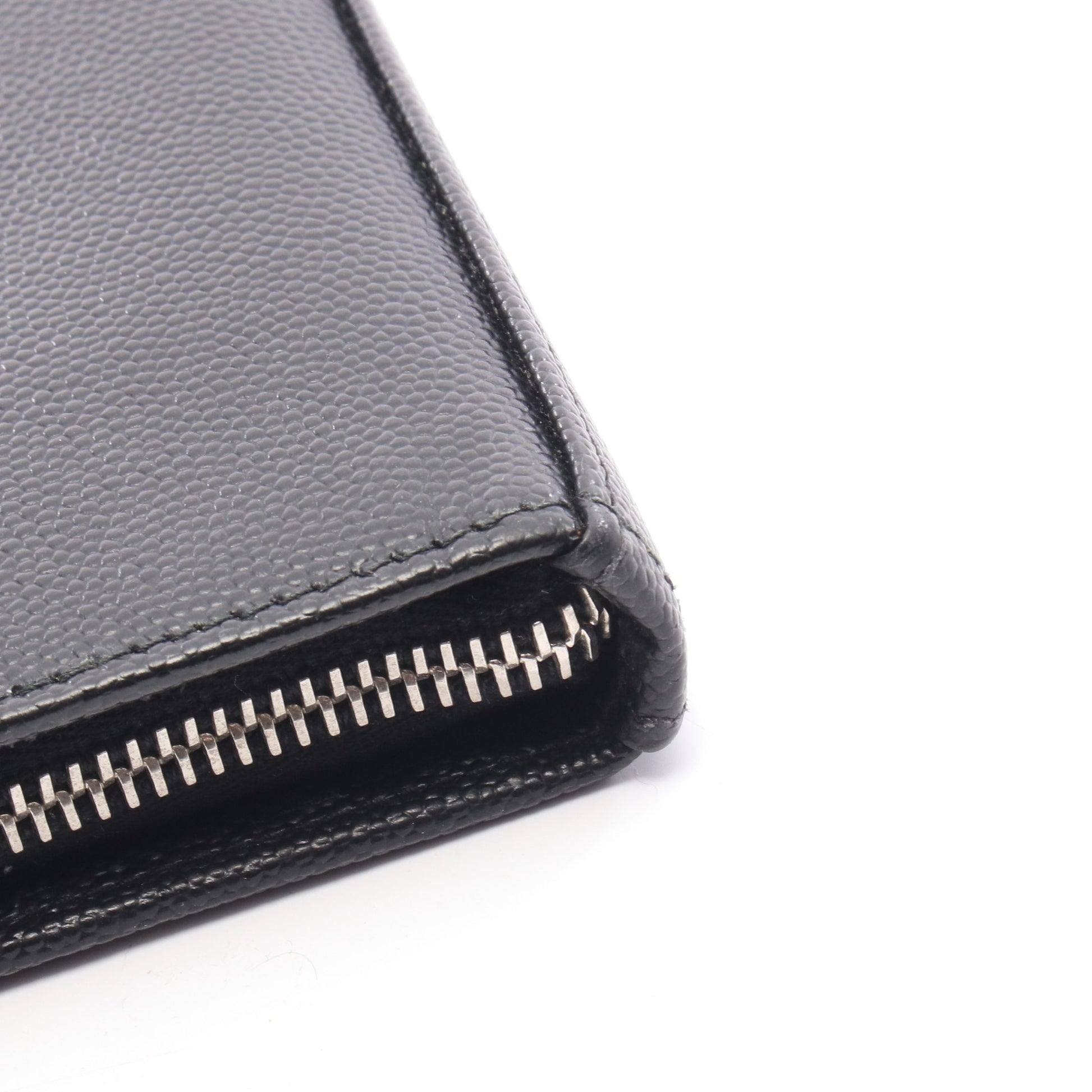 ラウンドファスナー長財布 レザー ブラック サンローランパリ 財布・小物 SAINT LAURENT PARIS