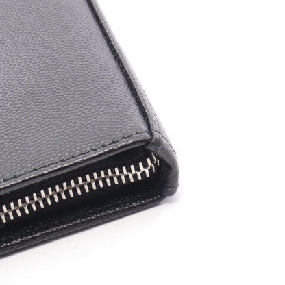 ラウンドファスナー長財布 レザー ブラック サンローランパリ 財布・小物 SAINT LAURENT PARIS