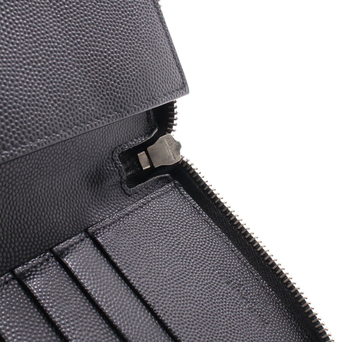 ラウンドファスナー長財布 レザー ブラック サンローランパリ 財布・小物 SAINT LAURENT PARIS
