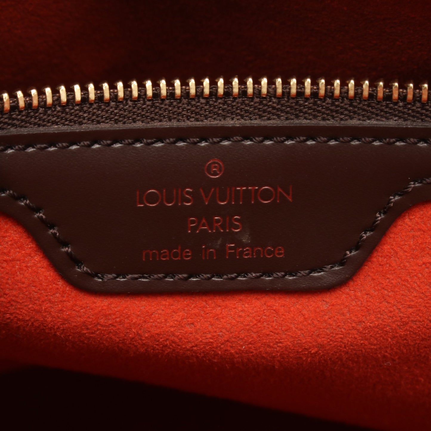ユゼス ダミエエベヌ ハンドバッグ トートバッグ PVC レザー ブラウン ルイヴィトン バッグ LOUIS VUITTON
