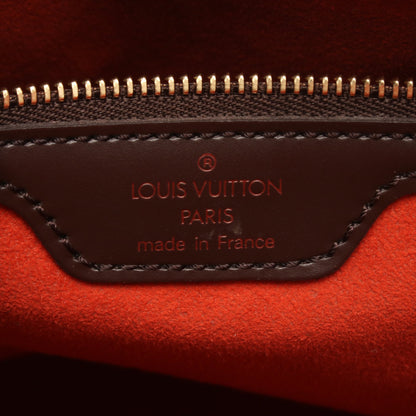 ユゼス ダミエエベヌ ハンドバッグ トートバッグ PVC レザー ブラウン ルイヴィトン バッグ LOUIS VUITTON