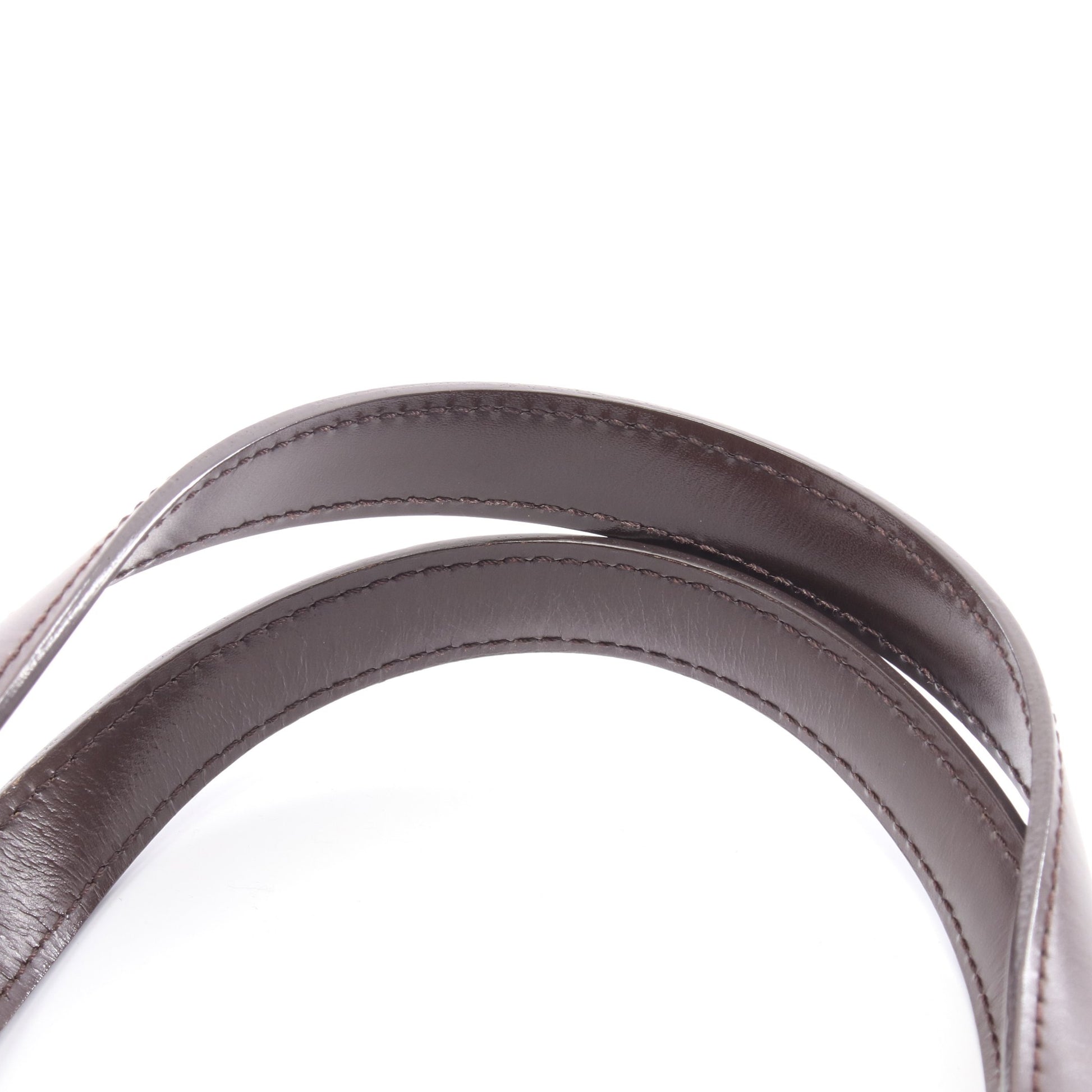ユゼス ダミエエベヌ ハンドバッグ トートバッグ PVC レザー ブラウン ルイヴィトン バッグ LOUIS VUITTON