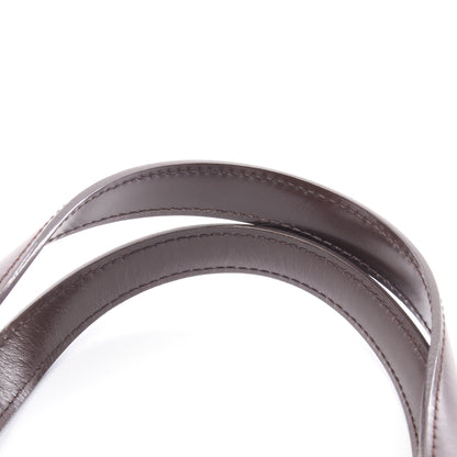 ユゼス ダミエエベヌ ハンドバッグ トートバッグ PVC レザー ブラウン ルイヴィトン バッグ LOUIS VUITTON