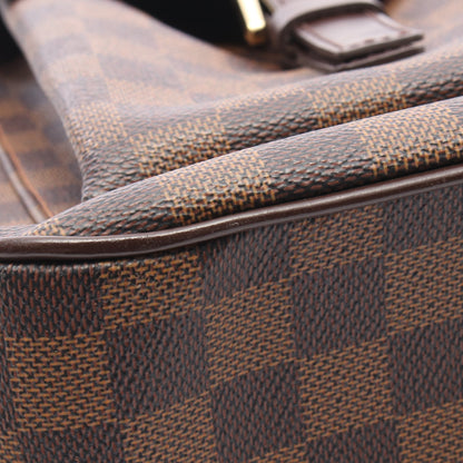ユゼス ダミエエベヌ ハンドバッグ トートバッグ PVC レザー ブラウン ルイヴィトン バッグ LOUIS VUITTON