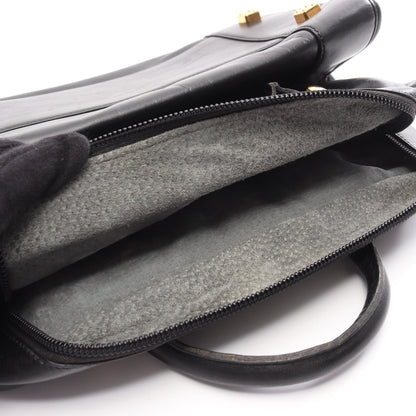 アマソナ32 ハンドバッグ レザー ブラック ロエベ バッグ LOEWE
