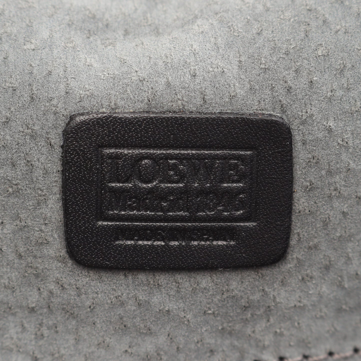 アマソナ32 ハンドバッグ レザー ブラック ロエベ バッグ LOEWE