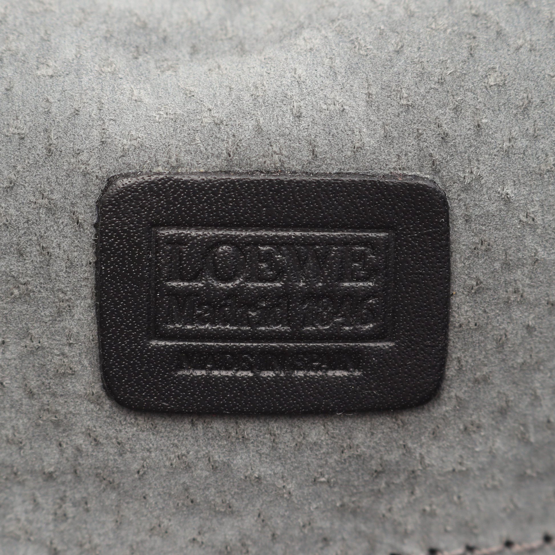 アマソナ32 ハンドバッグ レザー ブラック ロエベ バッグ LOEWE