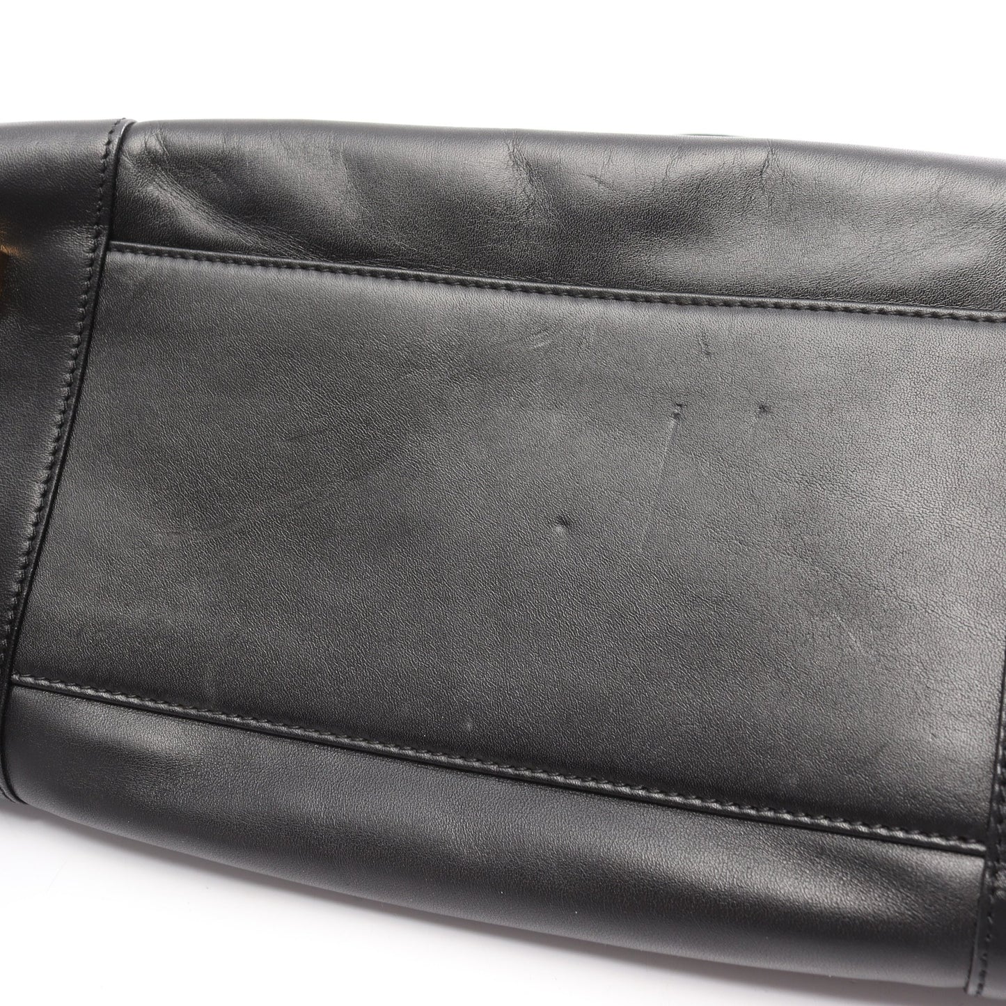 アマソナ32 ハンドバッグ レザー ブラック ロエベ バッグ LOEWE