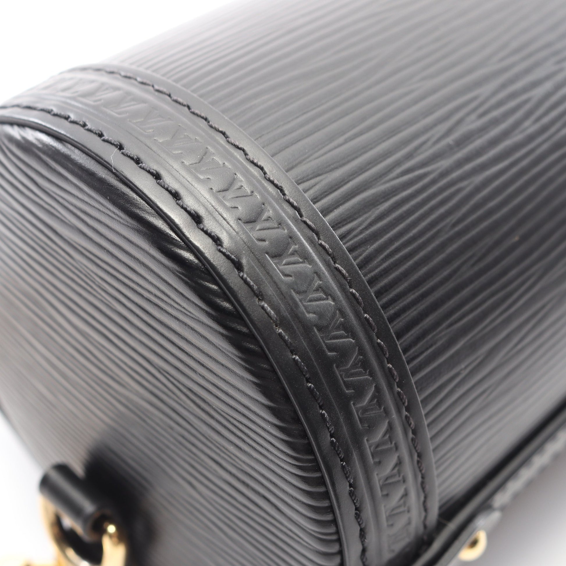 パピヨン トランク エピ チェーンハンドバッグ レザー ブラック 2WAY ルイヴィトン バッグ LOUIS VUITTON