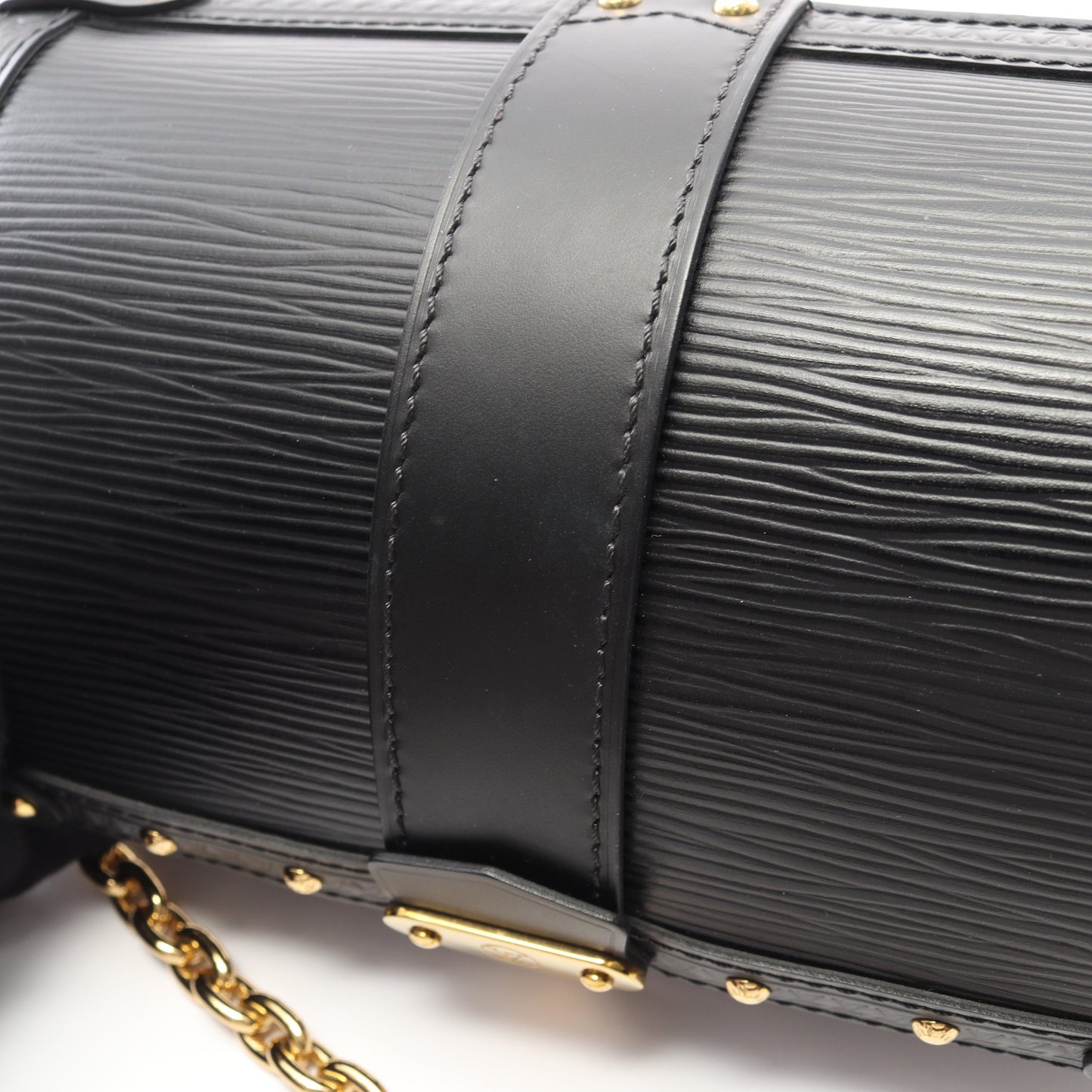 パピヨン トランク エピ チェーンハンドバッグ レザー ブラック 2WAY ルイヴィトン バッグ LOUIS VUITTON