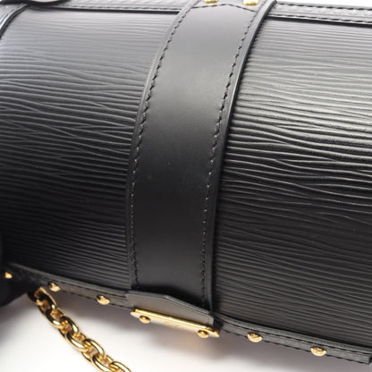 パピヨン トランク エピ チェーンハンドバッグ レザー ブラック 2WAY ルイヴィトン バッグ LOUIS VUITTON