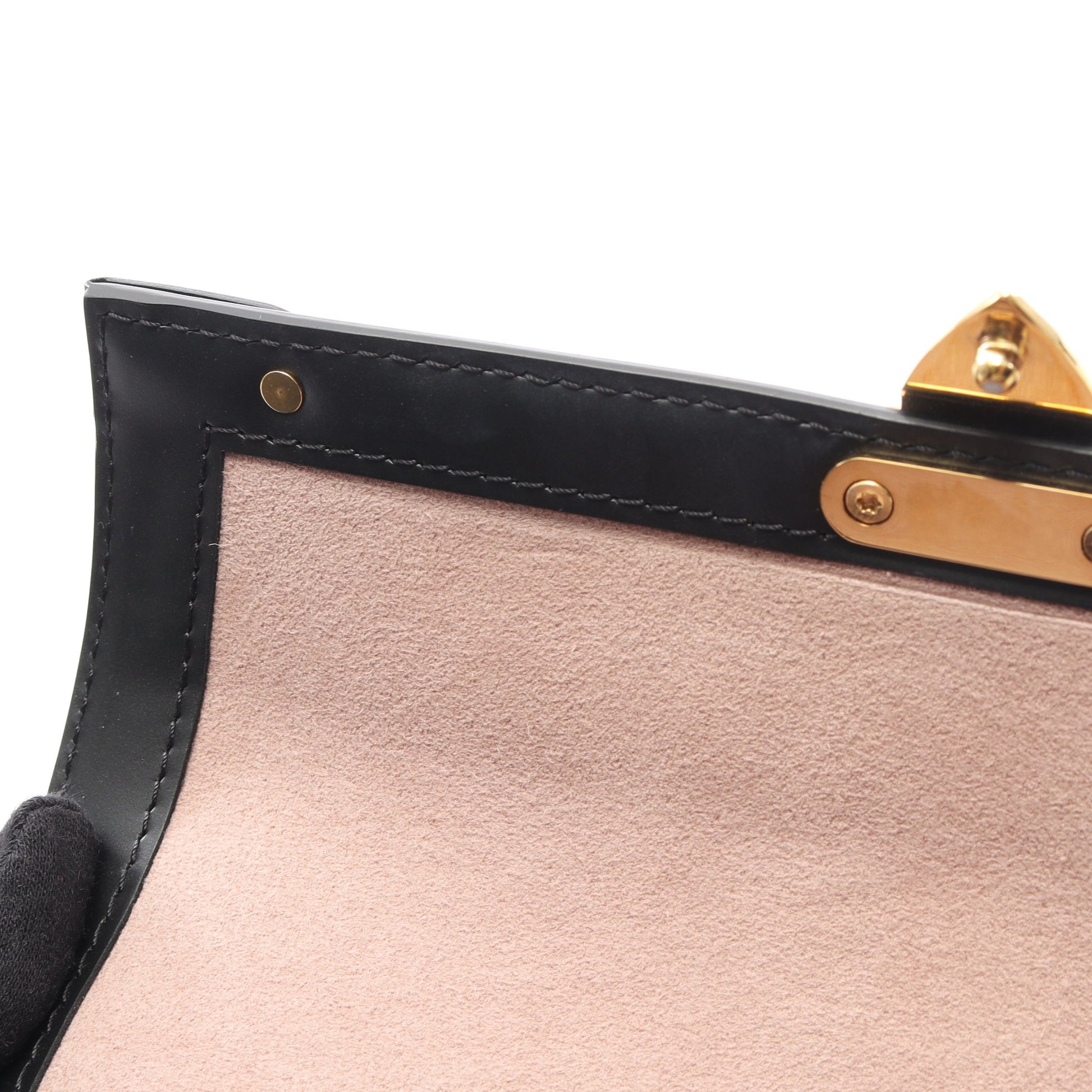 パピヨン トランク エピ チェーンハンドバッグ レザー ブラック 2WAY ルイヴィトン バッグ LOUIS VUITTON