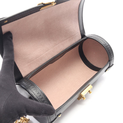 パピヨン トランク エピ チェーンハンドバッグ レザー ブラック 2WAY ルイヴィトン バッグ LOUIS VUITTON